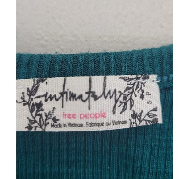 Free People Intimately Tank Top Womens Small Oversized Casual Classic Ribbed Top - Picture 7 of 8